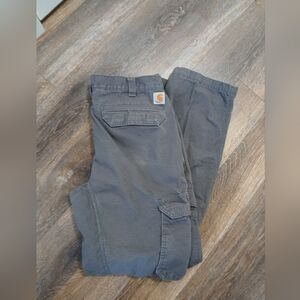 Carhartt Men's Charcoal Cargo Pants 34×34